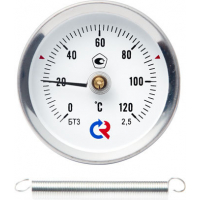 БТ-30.010, биметаллический термометр с пружиной, d63мм