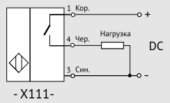 Датчик бесконтактный индуктивный, влагостойкий IP68 ВБИ-М18-76С-1111-З.18 