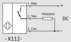 Датчик бесконтактный индуктивный, влагостойкий IP68 ВБИ-М30-76С-1112-С.18 