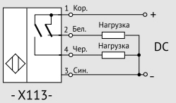 ВБИ-М18-76С-1113-Л Датчик бесконтактный индуктивный без защиты выхода