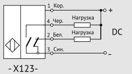 Датчик бесконтактный оптический типа D, отражение от объекта ВБО-М18-76В-5123-СА 