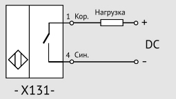 Датчик бесконтактный индуктивный двухпроводной DC ВБИ-М18-76Р-1131-Л 