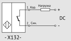 Датчик бесконтактный индуктивный двухпроводной DC ВБИ-М12-65В-2132-Л 