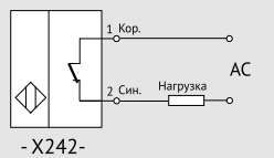 Датчик бесконтактный емкостный ВБЕ-Ф60-40У-2242-ЛА