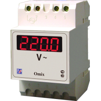 Вольтметр цифровой Omix D3-V-1-0.5 (~0-600В)