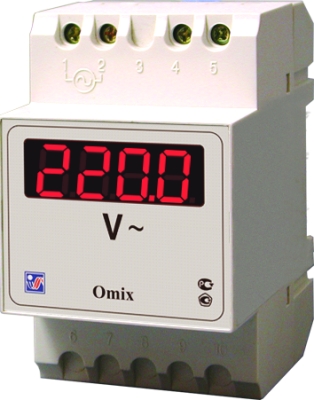 Вольтметр цифровой Omix D3-V-1-0.5 (~0-600В)