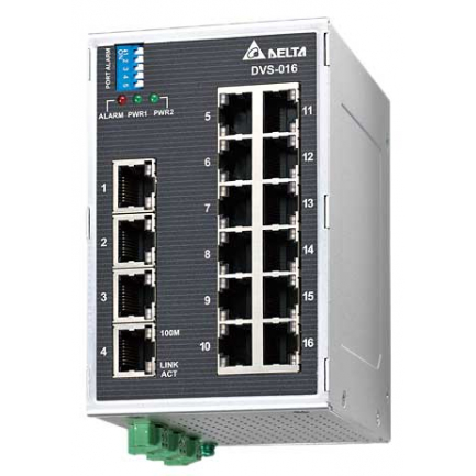 DVS-016, Неуправляемые коммутаторы Ethernet 16-ти портовые