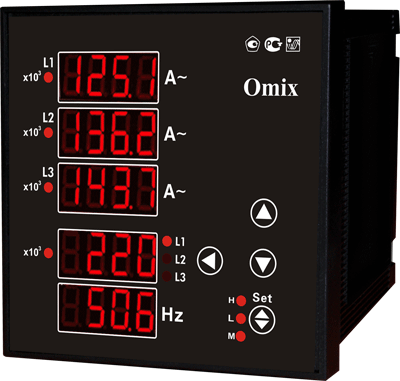 Мультиметр трехфазный щитовой Omix P99-M(AVF)-3-0.5