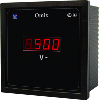 Вольтметр однофазный щитовой Omix V-1-1.0 (~0…600 В)