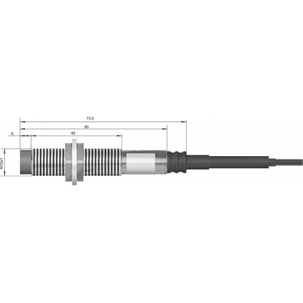 Датчик бесконтактный индуктивный двухпров. АC ВБИ-М12-65В-2251-Л 