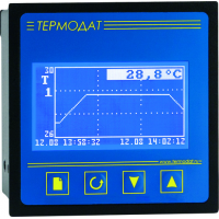 Термодат-16Е5, одноканальный программный ПИД-регулятор с графич. дисплеем, самописец
