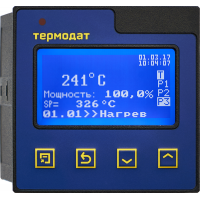 Термодат-16К6, одноканальный ПИД-регулятор с графич. дисплеем, самописец, USB-разъем