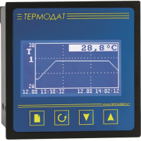 Термодат-16М5, 1-канальный измеритель-регулятор с графич. дисплеем, самописец