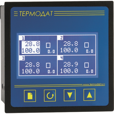 Термодат-17М5, 4-канальный измеритель-регулятор с графич. дисплеем, самописец