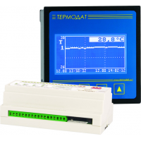 Термодат-25Е5, 8-,12-канальный программный ПИД-регулятор с графич. дисплеем, самописец