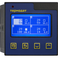 Термодат-17Е6, 2-,4-канальный программный ПИД-регулятор с графич. дисплеем, самописец, USB-разъем