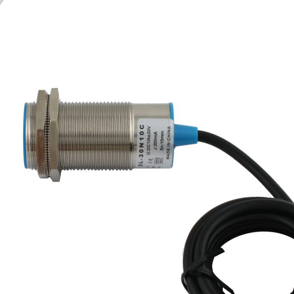 INNOCONT Индуктивный датчик, M30x1,5, L=78 мм, экранированный, зона срабатывания 10 мм, -25 +60 С, 12…24 VDC, IP67, выход: NPN NO, макс. ток 200 мА, разъем M12 SLI-30N10C — изображение 4