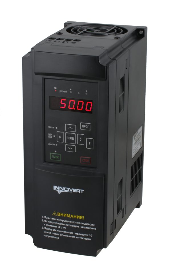 Преобразователь частоты INNOVERT IBD752P43E (7,5 кВтx380 В), выходной ток 17 А — изображение 1