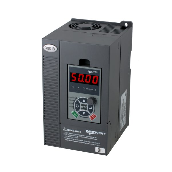 Преобразователь частоты INNOVERT PUMP IHD402P43T (4,0 кВтx380 В), выходной ток 9 А — изображение 1