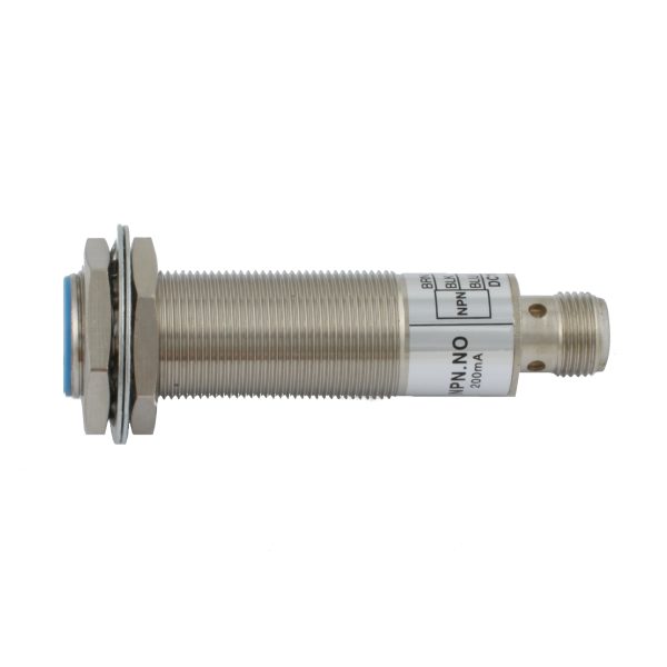 INNOCONT Индуктивный датчик, M18x1, L=73 мм, экранированный, зона срабатывания 5 мм, -25 +60 С, 12…24 VDC, IP67, выход: NPN NO, макс. ток 200 мА, разъем M12 SLI-18N5C — изображение 2