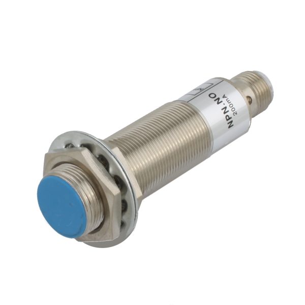 INNOCONT Индуктивный датчик, M18x1, L=73 мм, экранированный, зона срабатывания 5 мм, -25 +60 С, 12…24 VDC, IP67, выход: NPN NO, макс. ток 200 мА, разъем M12 SLI-18N5C — изображение 1