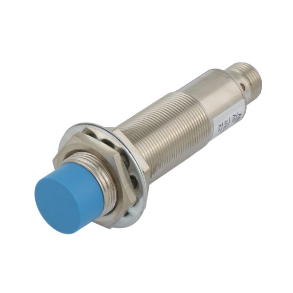 INNOCONT Индуктивный датчик, M18x1, L=73 мм, неэкранированный, зона срабатывания 8 мм, -25 +60 С, 12…24 VDC, IP67, выход: PNP NO, макс. ток 200 мА, разъем M12 SLI-18P8C — изображение 1