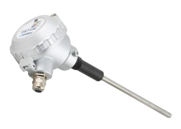 Датчик пыли, зонд L=250 мм, -20 +150 С, Pmax=2 bar, 24 VDC, IP 65, соединение- резьба 1/2" NPT пластик, выходной сигнал- реле DPDT, кабель 2 метра — изображение 1