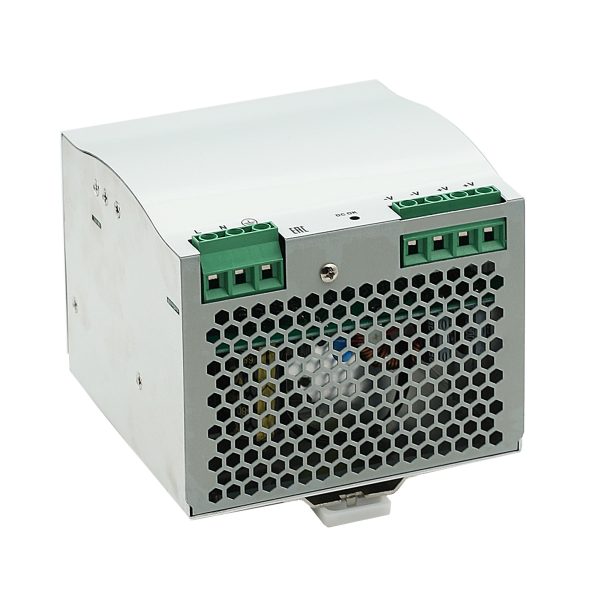 Источник питания INNOCONT на DIN-рейку, -10 +50С, IP20, вход: 220VAC, 4.5А, выход: 400W, 24VDC, 16.5A, типы защиты: КЗ, перегрузка, перенапряжение SB-D-400-24 — изображение 1