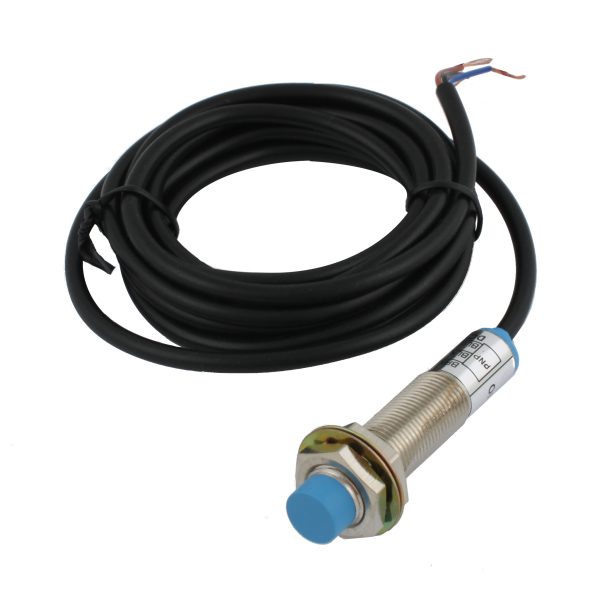 INNOCONT Индуктивный датчик, M12x1, L=61 мм, неэкранированный, зона срабатывания 4 мм, -25 +60 С, 12…24 VDC, IP65, выход: PNP NO, макс. ток 200 мА, кабель 2 м SL-12P4C — изображение 1