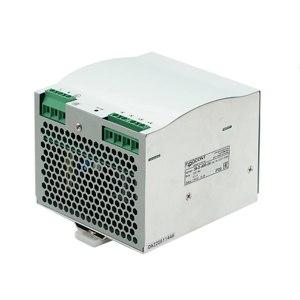 Источник питания INNOCONT на DIN-рейку, -10 +50С, IP20, вход: 220VAC, 4.5А, выход: 400W, 24VDC, 16.5A, типы защиты: КЗ, перегрузка, перенапряжение SB-D-400-24 — изображение 2
