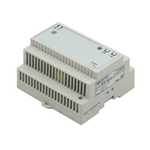 Источник питания INNOCONT. Вход: 220VAC, 1.6А, выход: 100W, 24VDC, 4.2A, типы защиты: КЗ, перегрузка,-10 +50С, IP20, перенапряжение SB-D-100-24 — изображение 2