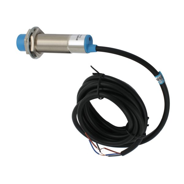INNOCONT Емкостный датчик, M18x1, L=71 мм, зона срабатывания 10 мм, -25 +60 С, 12…24 VDC, IP65, выход: PNP NO, макс. ток 200 мА, кабель 2 м SC-18P10C — изображение 2