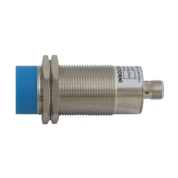INNOCONT Индуктивный датчик, M30x1,5, L=78 мм, неэкранированный, зона срабатывания 15 мм, -25 +60 С, 12…24 VDC, IP67, выход: PNP NO, макс. ток 200 мА, разъем M12 SLI-30P15C — изображение 2