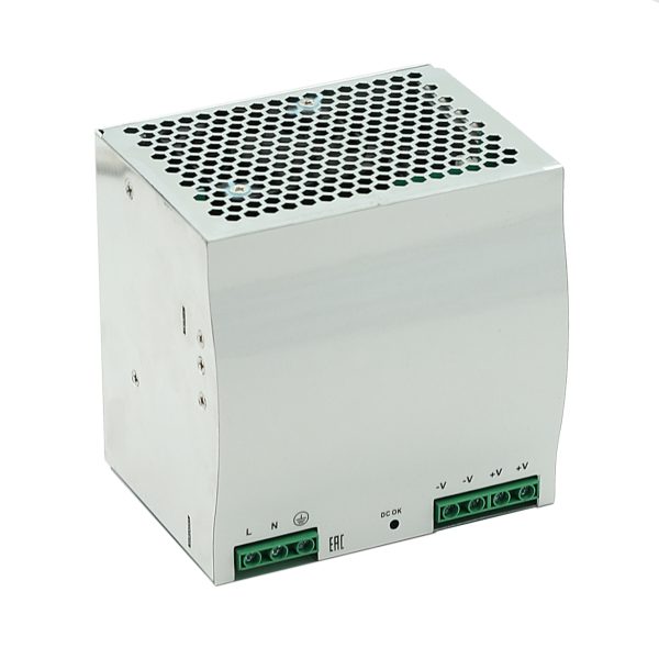 Источник питания INNOCONT на DIN-рейку, -10 +50С, IP20, вход: 220VAC, 4.5А, выход: 400W, 24VDC, 16.5A, типы защиты: КЗ, перегрузка, перенапряжение SB-D-400-24 — изображение 6
