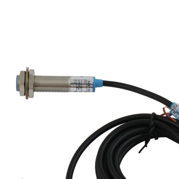 INNOCONT Индуктивный датчик, M12x1, L=61 мм, экранированный, зона срабатывания 2 мм, -25 +60 С, 12…24 VDC, IP65, выход: NPN NO, макс. ток 200 мА, кабель 2 м SL-12N2C — изображение 2