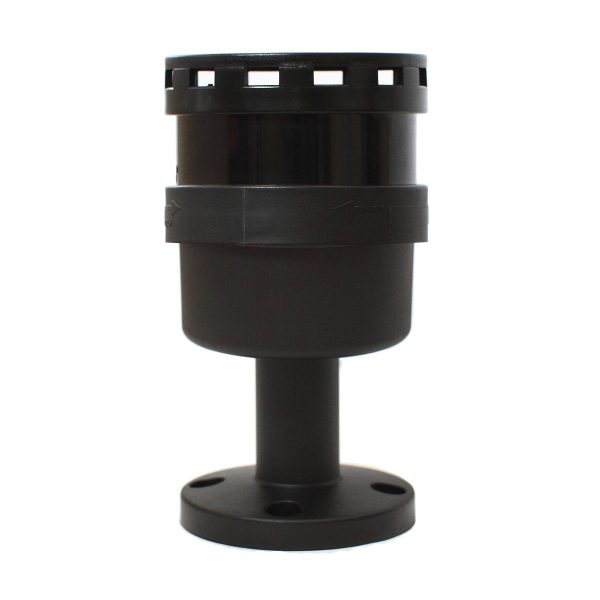 Колонна-зуммер INNOCONT TL70B-220-55 d=70мм, стойка 55 мм, основание d=70мм, 220 VAC, IP65, кабель 0,5м — изображение 1