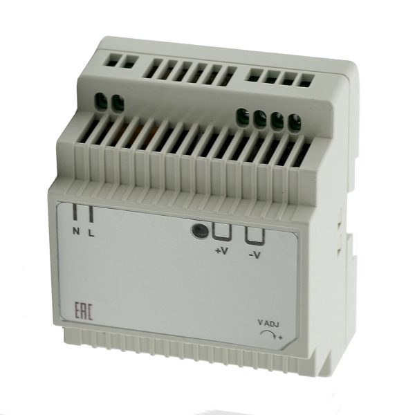 Источник питания INNOCONT. Вход: 220VAC, 0.8А, выход: 60W, 24VDC, 2.5A,-10 +50С, IP20, типы защиты: КЗ, перегрузка, перенапряжение SB-D-60-24 — изображение 1