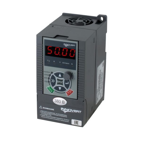 Преобразователь частоты INNOVERT PUMP IHD751P43T (0,75 кВтx380 В), выходной ток 2,5 А — изображение 1
