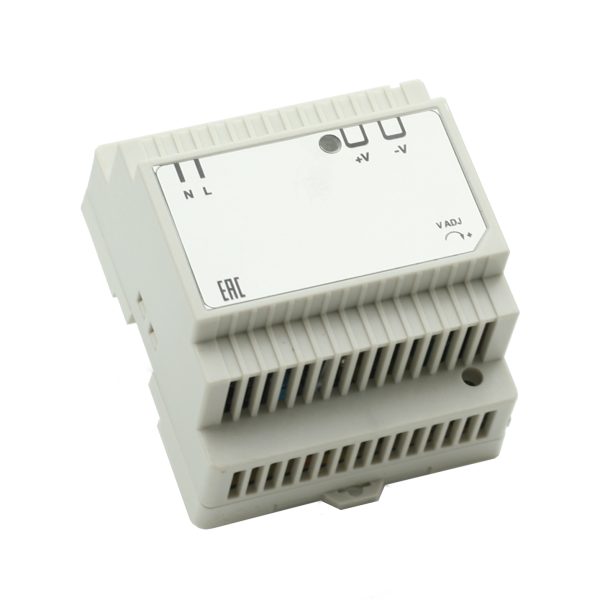 Источник питания INNOCONT. Вход: 220VAC, 0.48А, выход: 30W, 24VDC, 1.5A, -10 +50С, IP20, типы защиты: КЗ, перегрузка, перенапряжение SB-D-30-24 — изображение 1