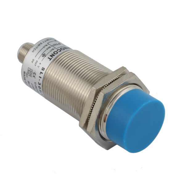 INNOCONT Индуктивный датчик, M30x1,5, L=78 мм, неэкранированный, зона срабатывания 15 мм, -25 +60 С, 12…24 VDC, IP67, выход: PNP NO, макс. ток 200 мА, разъем M12 SLI-30P15C — изображение 4