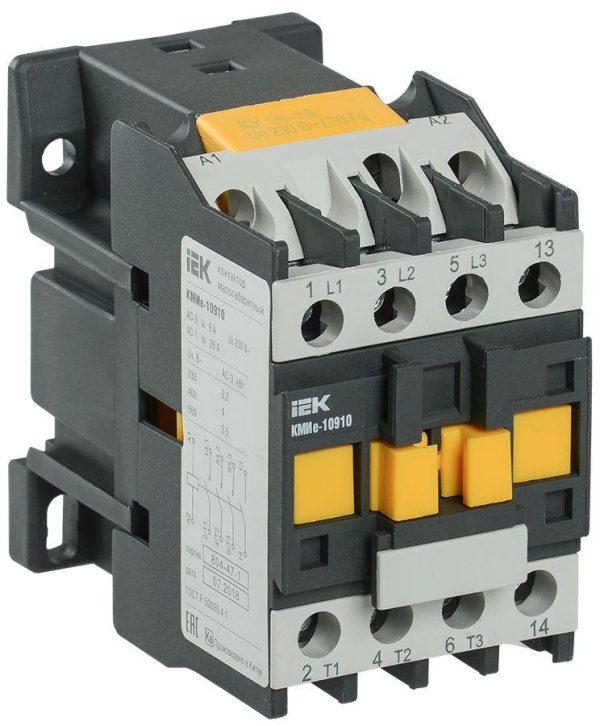 Контактор КМИе-10911 9А 400В/АС3 1НЗ IEK — изображение 1
