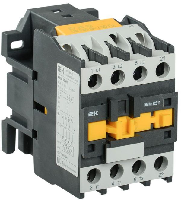 Контактор КМИе-22510 25А 230В/АС3 1НО IEK — изображение 1