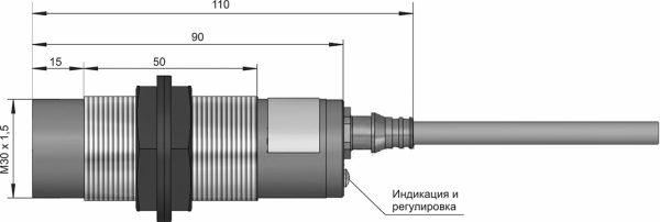 Датчик бесконтактный емкостный ВБЕ-Ц30-96С-2121-ЗА — изображение 3