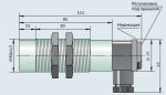 Датчик бесконтактный емкостный ВБЕ-Ц30-96К-2242-ЛА — изображение 3