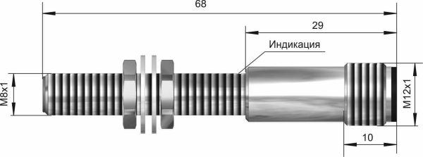 Датчик бесконтактный индуктивный ВБИ-М08-45Р-1121-З — изображение 3
