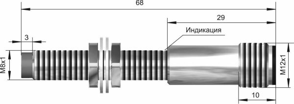 Датчик бесконтактный индуктивный ВБИ-М08-48Р-2111-З — изображение 3
