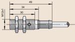 Датчик бесконтактный индуктивный ВБИ-М12-34С-1111-З — изображение 3
