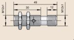 Датчик бесконтактный индуктивный без защиты выхода ВБИ-М12-34Р-1111-Л — изображение 3