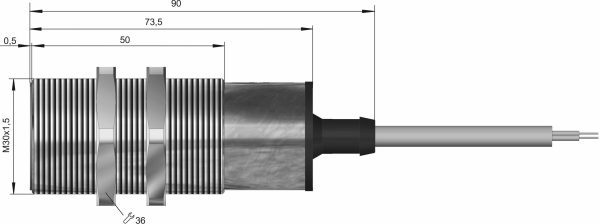 Датчик бесконтактный индуктивный ВБИ-М30-76С-1123-З — изображение 3