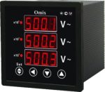 Вольтметр трехфазный щитовой Omix VX-3-0.5 (~0...500В)(~0...5МВ) — изображение 2